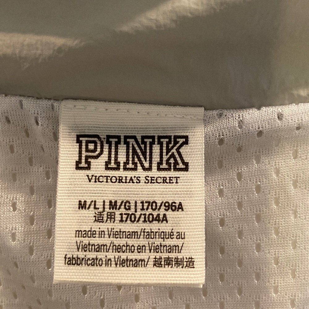 Pink Victoria’s Secret Black and Gray Windbreaker - Picture 7 of 8
